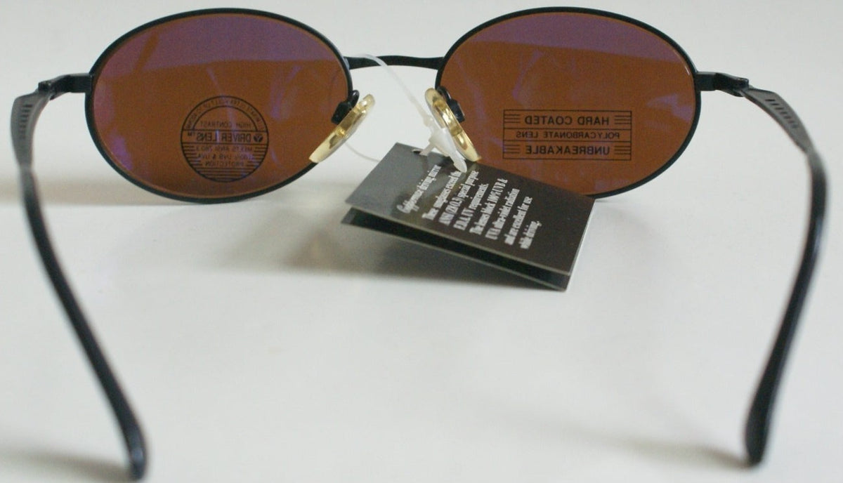 NWT True Vintage Classic Oval Retro fashion Goldenmax lens tech sunglasses Vuarnet 066, Vintage 90s Tempered Glass Lenses Unique Gold  main image 4