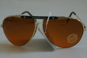 NWT TruVintage 80's Sports Aviator "Magnum" logo TruBlueBlocker lens Sunglasses
