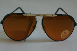 NWT TruVintage 80's Sports Aviator "Magnum" logo TruBlueBlocker lens Sunglasses