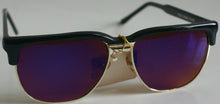 NWT True Vintage 90's Soho/Clubman Combo True Blue Blocker iridium mirror Sunglasses