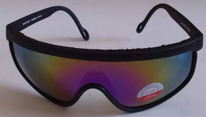 Ski style blade wrap around sunglasses